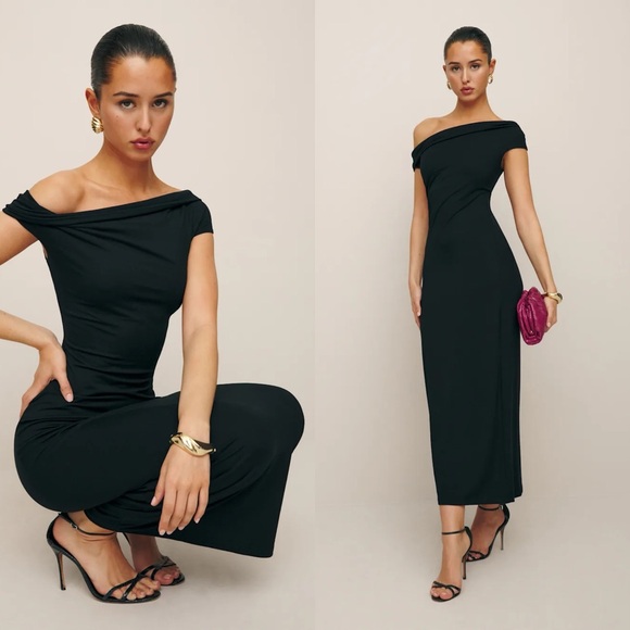 Reformation Dresses & Skirts - REFORMATION Jamen Black Knit Dress M